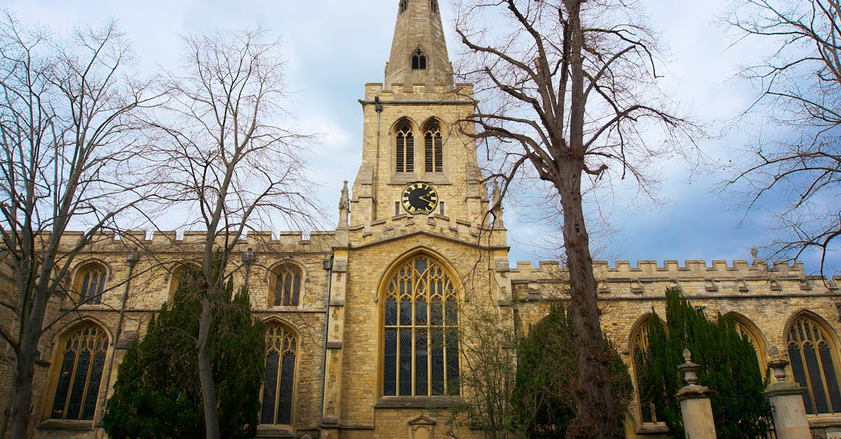Historic St. Paul's Church in Bedford, UK, showcasing classic architectural design.
