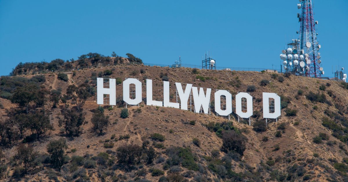 Captivating view of the famous Hollywood sign on a clear day in Los Angeles.