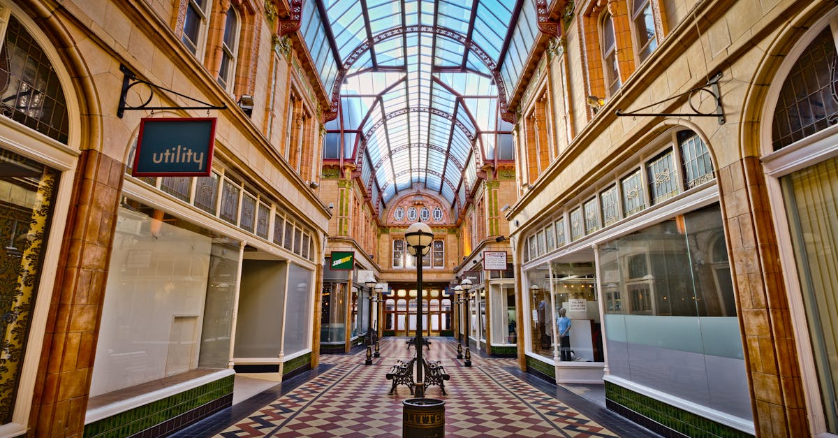 Explore the historic Victorian shopping arcade in Preston, showcasing stunning architecture.